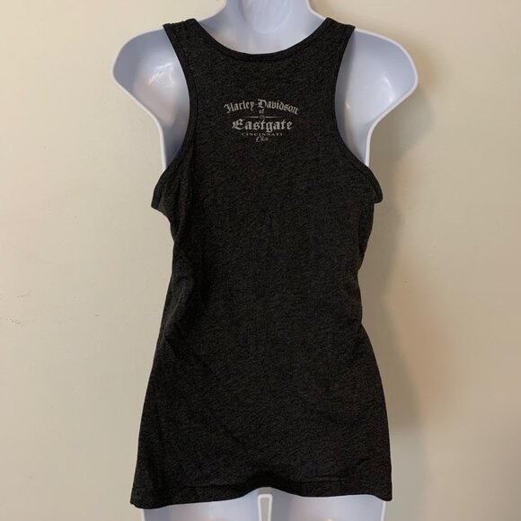 Harley-Davidson Charcoal Tank with Orange Details - Picture 6 of 8